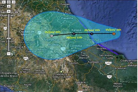 Foto: Servicio Meteorológico Nacional