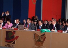 Foto: Boletín Rafael Gutierrez lideró la reunión de secretarios.